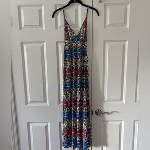 Tart Multicolor Sleeveless Maxi Dress - Small